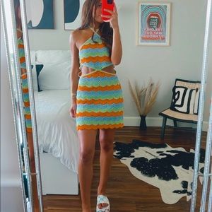 Cut out crochet Zara dress